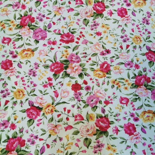 Floral Poplin Design 28 PINK